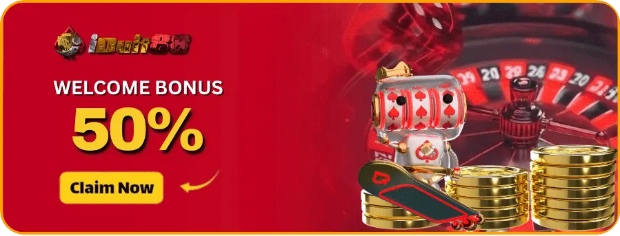 Claim 50% welcome bonus now!
