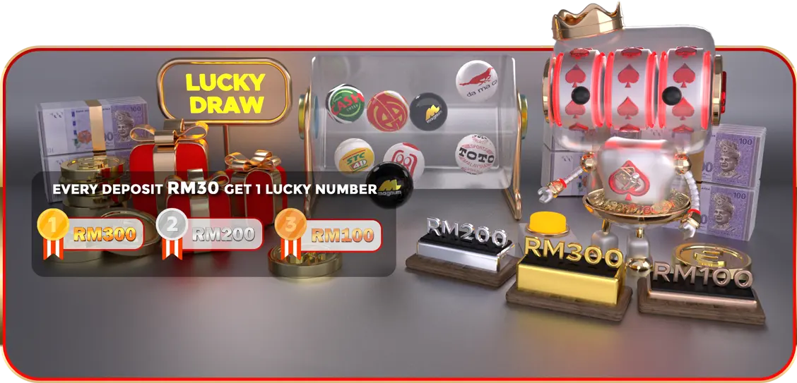 Deposit RM30, win lucky draw!